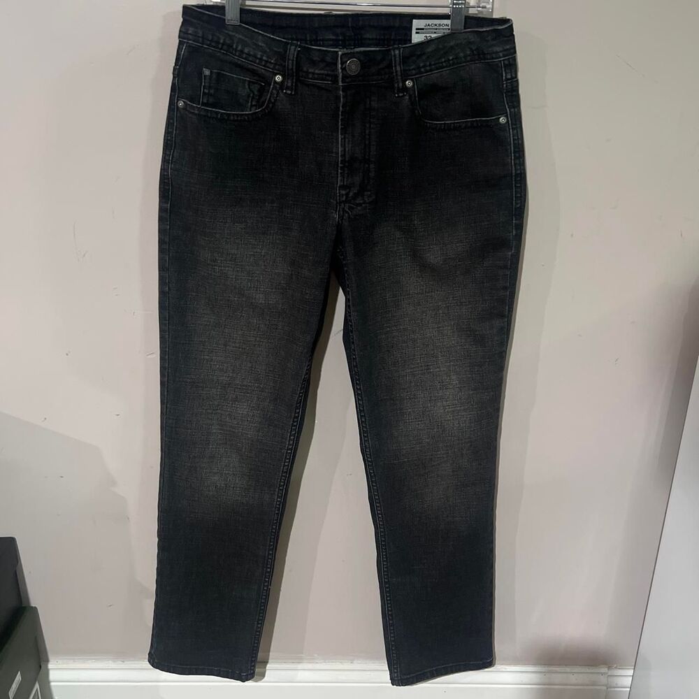 Buffalo-david-bitton Men's Black and Grey Jeans